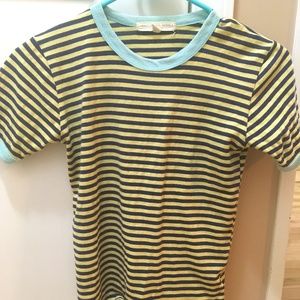 Urban Outfitters striped ringer tee xs